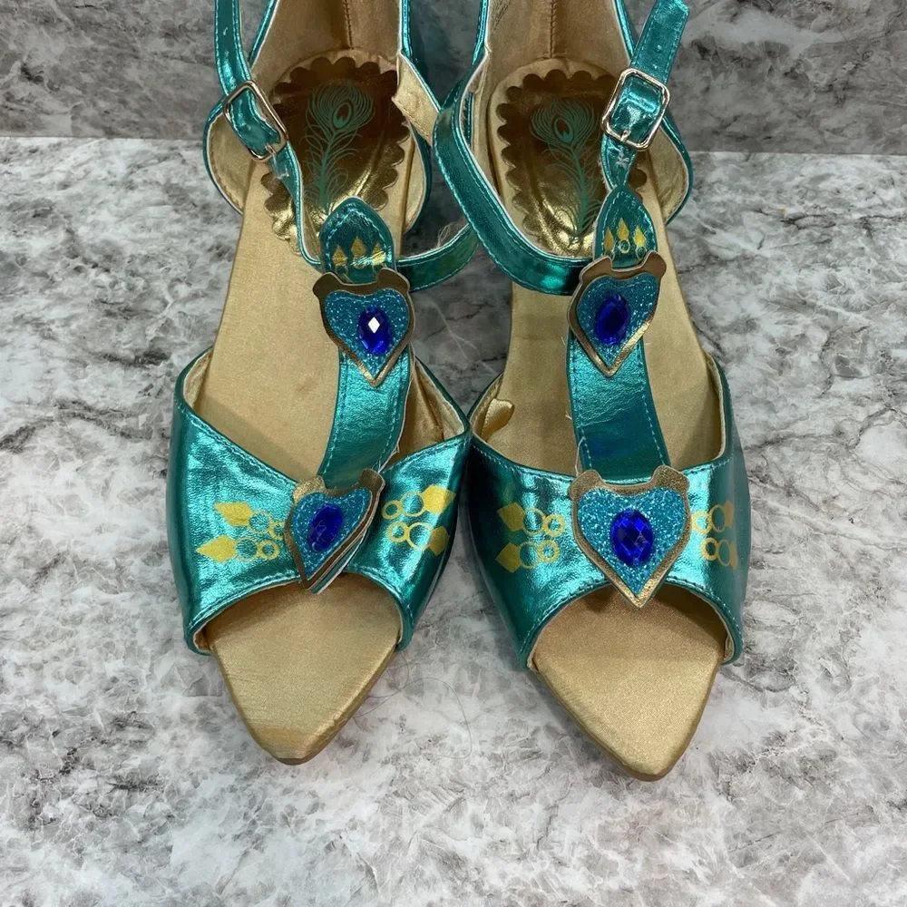 Disney Store Princess Jasmine Costume Shoes 2/3